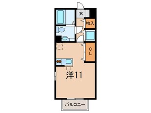 ﾗｰｾﾞﾝｳﾞｨﾗの物件間取画像